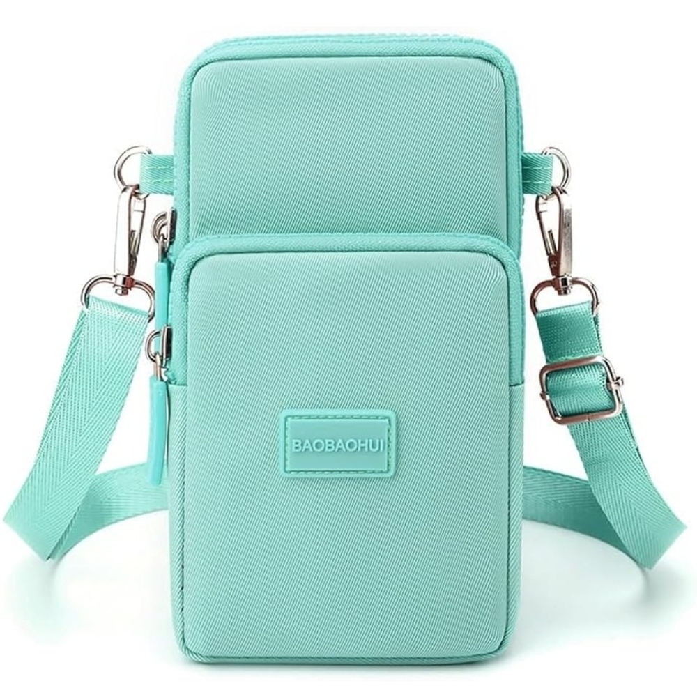 Crossbody Bag Cell Phone Sleeve Concert Venue Bag Adiustable Strap Arm Wrist NWT